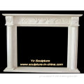 Decorative Marble Stone Fireplace Mantel